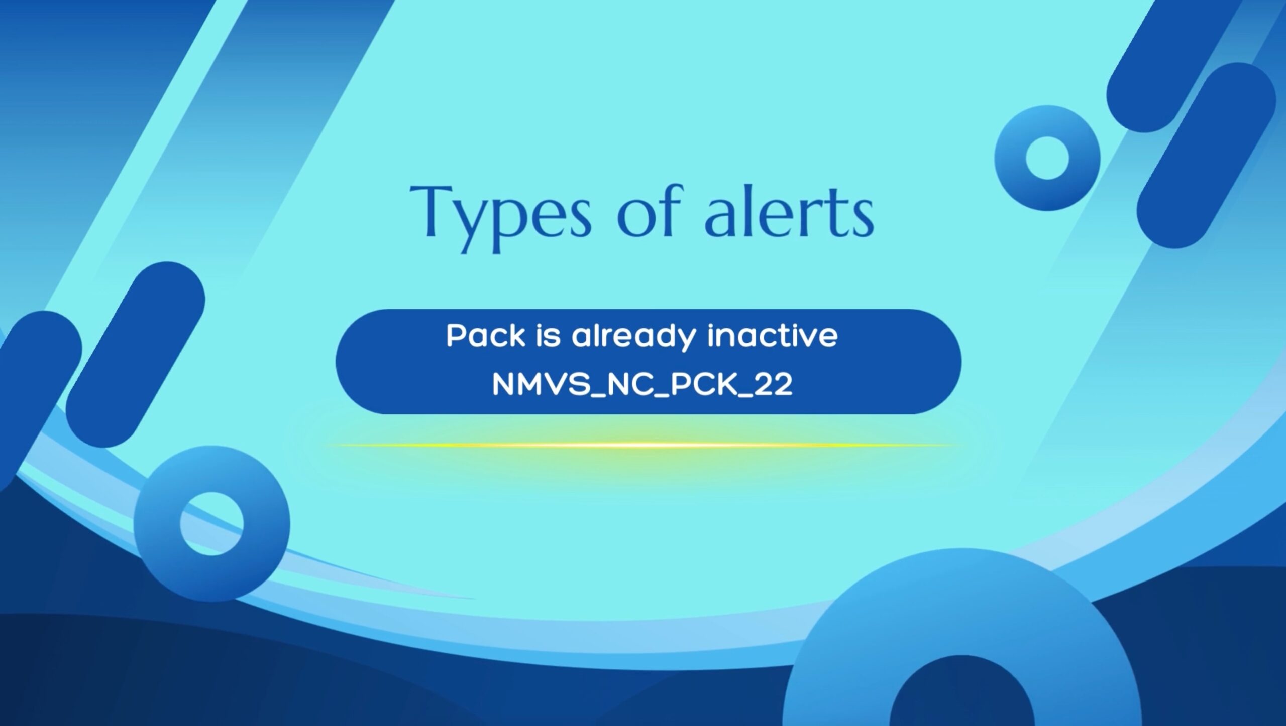 Types of alerts pack already inactive scaled